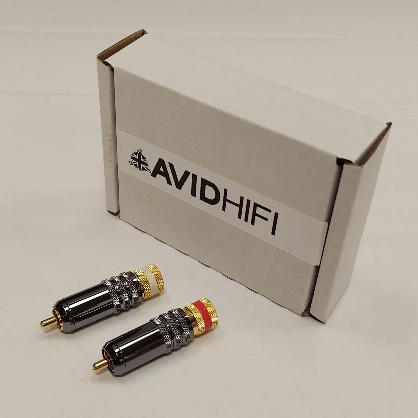 AVID SCT CABLE RCA CONNECTOR - PAIR (RED - WHITE)
